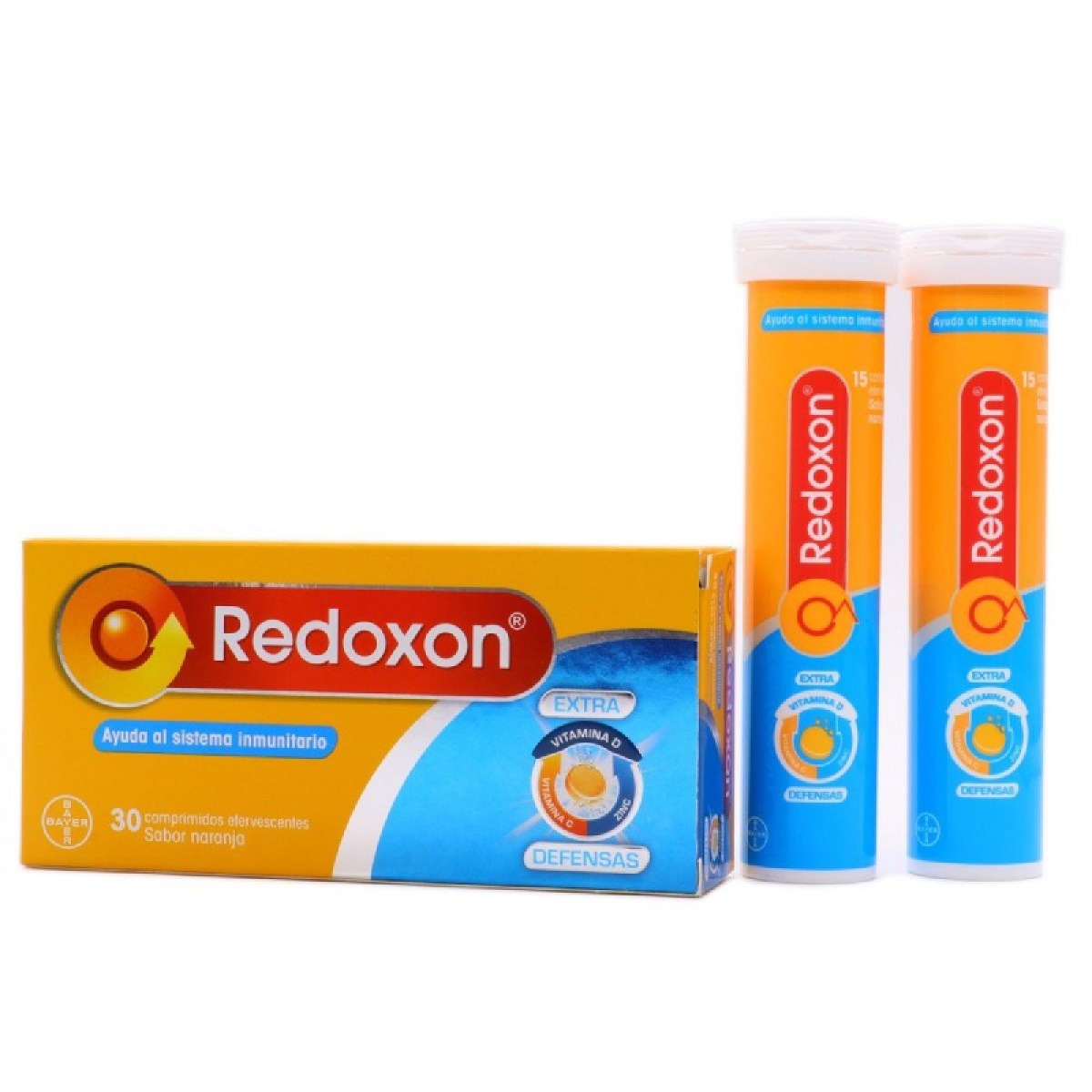 redoxon doble accion 30 comp efervescentes naranja